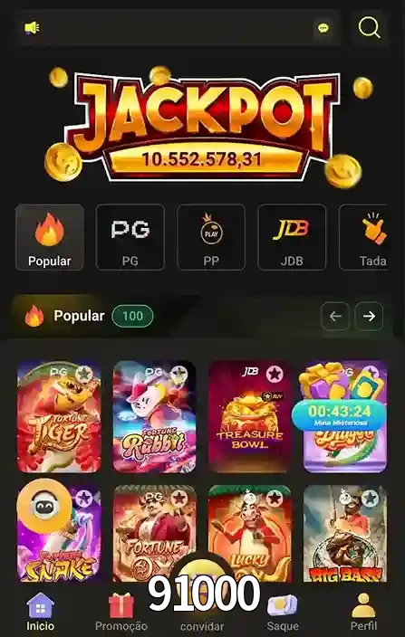 Promoções Especiais no 91000 App